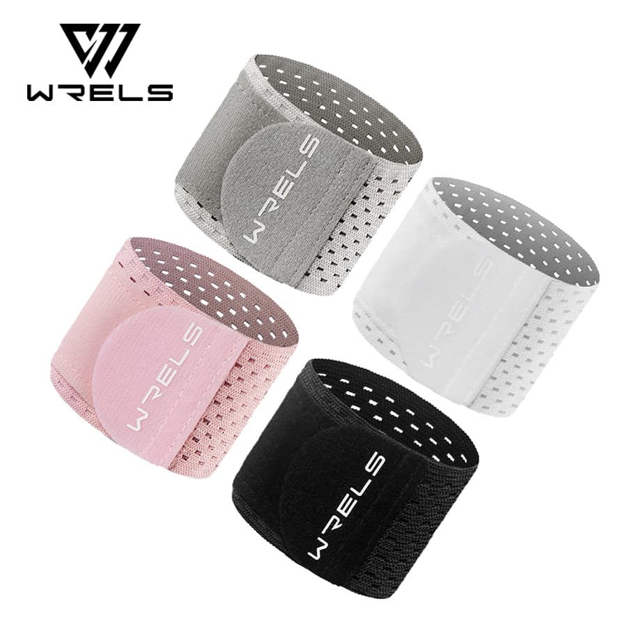 WRELS สนับข้อมือสําหรับเล่นกีฬา ระบายอากาศได้ดี สายรัดข้อมือสําหรับเล่นแบดมินตัน/บาสเก็ตบอล #HW0223