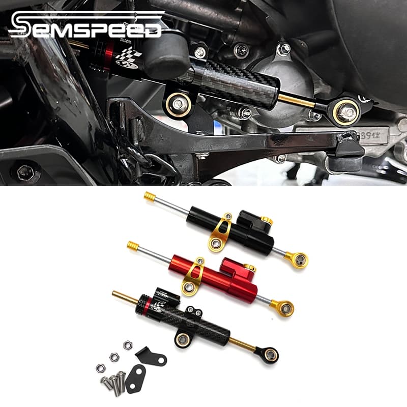SEMSPEEDFor XMAX 300 250 125 XMAX300 V2 2023-2024 รถจักรยานยนต์ CNC เครื่องยนต์ Damper…