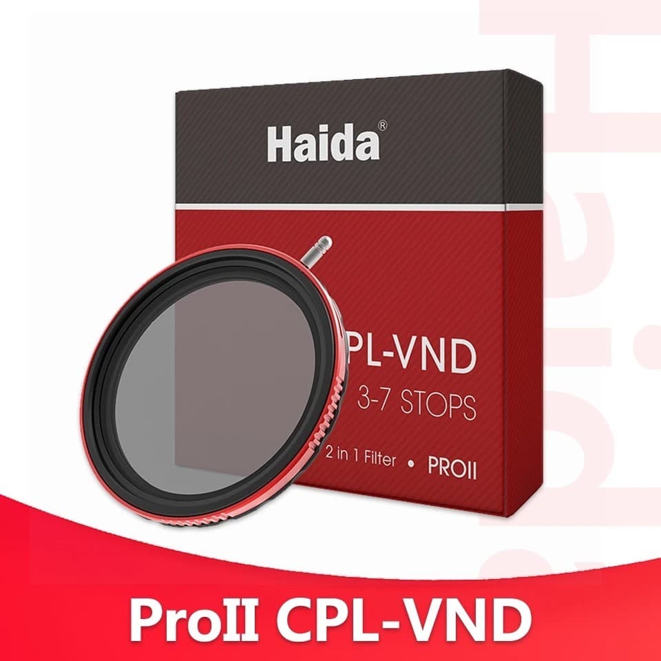 Haida PROII CPL-VND 2 in 1 Filter 3-7 Stops ND8 ND128 สําหรับกล้องเลนส์ Filmmakers การถ่ายภาพ 67/72/77/82/95…