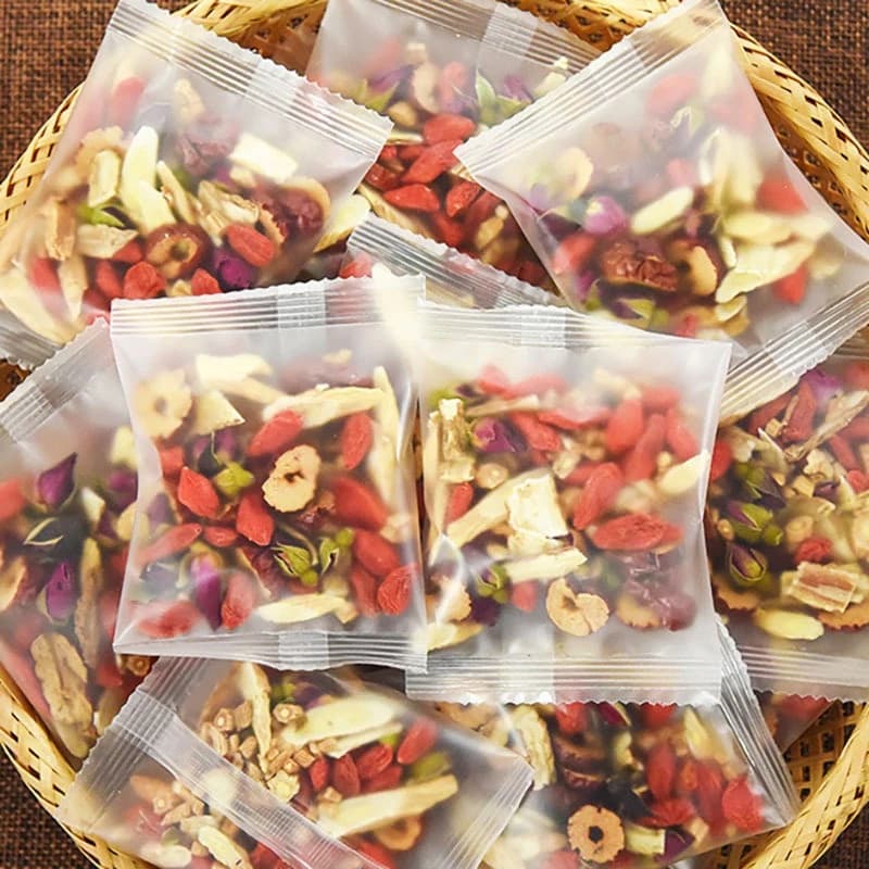 💥พร้อมส่ง💥ชาเพื่อสุขภาพ หวงฉี เก๋ากี้ ตังเซิน ตังกุย พุทราแดง ดอกกุหลาบ บํารุงร่างกาย ชาบํารุงเลือด