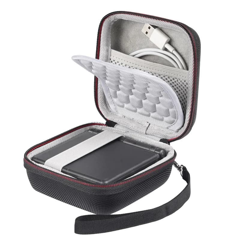 คอนโซลเกมมือถือย้อนยุคพลิกแบบพกพาเฉพาะเคส กระเป๋า Hard Travel Case สําหรับ GBA SP GAME BOY advance SP