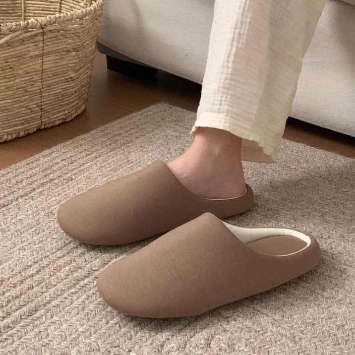 Xitiao Simple Silent Soft Sole รองเท้าผู้ชายผู้หญิงคู่ Four Seasons Universal Home
