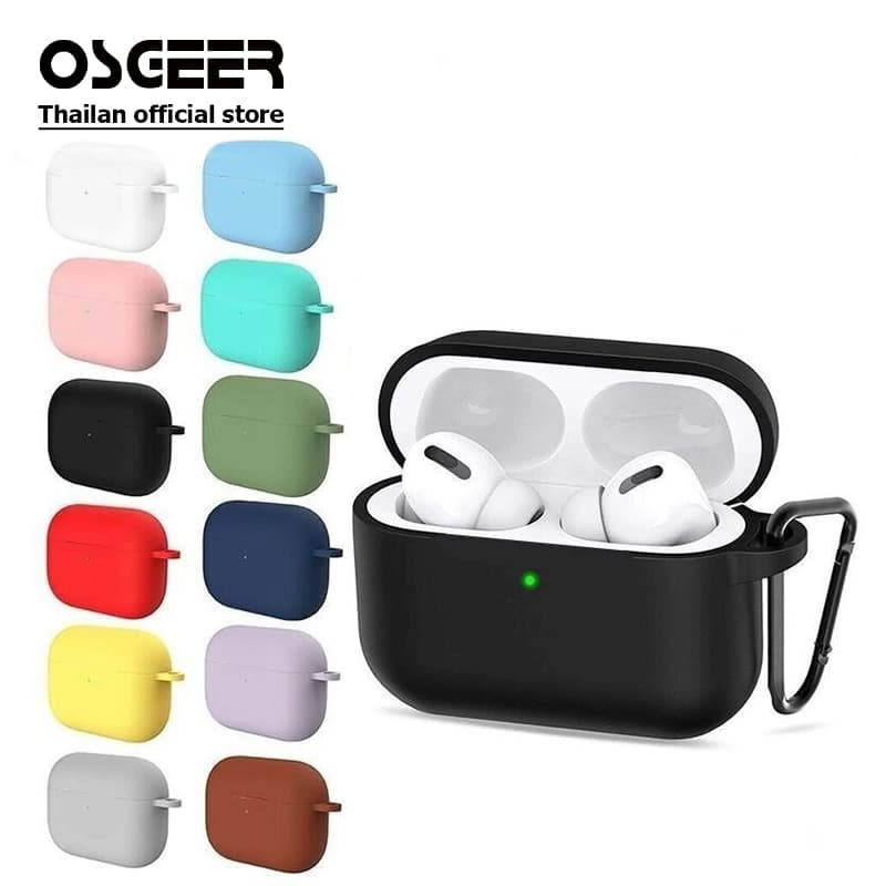 OSGEER เคสซิลิโคนพรีเมี่ยมสําหรับ AirPods Pro 2/Pro 1/3/4rd Gen - ฝาครอบป้องกันแบบหนาพร้อมการออกแบบสร้างสรรค์ก…