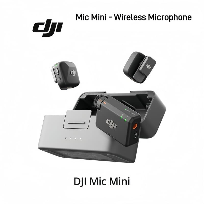 DJI Mic Mini Wireless MicrophoneDJI Mic Mini (2 TX + 1 RX +CASE)