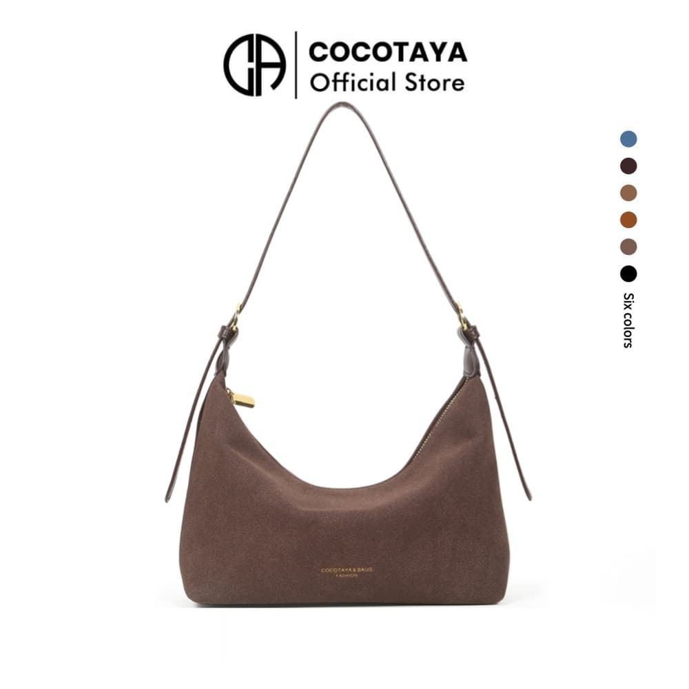 COCOTAYA-Bagดีไซน์เฉพาะกลุ่มของกระเป๋าสะพายข้างใต้วงแขนไหล่เดียวยอดนิยมกระเป๋าสะพายข้างผู้หญิง