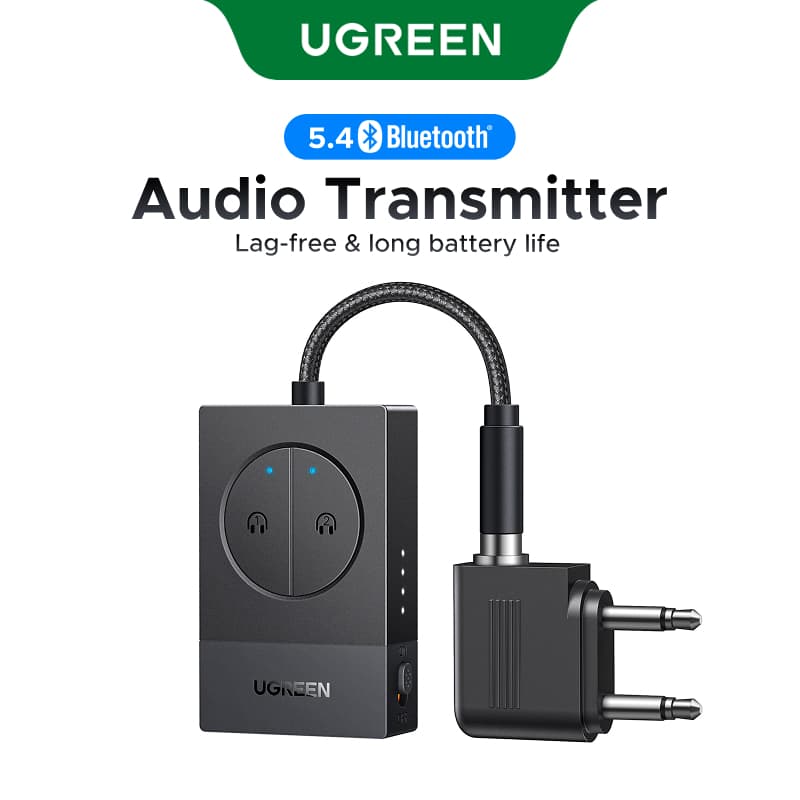 UGREEN Bluetooth 5.4 Transmitter SBC รองรับ Dual Headphone 10M ระยะส่งสัญญาณ Low-Latency… รูปที่ 1