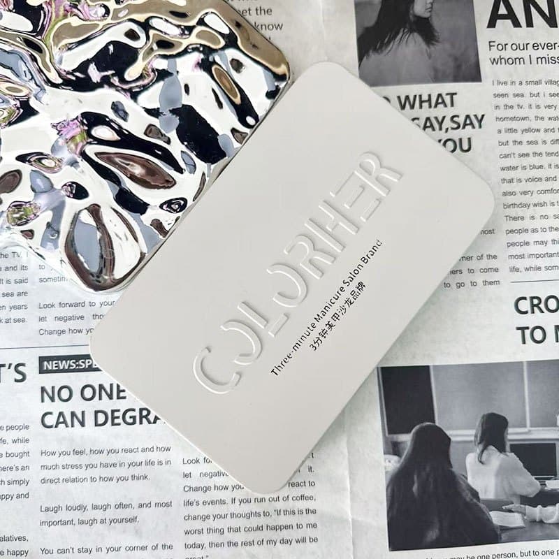 COLORHER · กล่องเหล็กจัดเก็บเล็บปลอม แข็งแรง กันน้ํา