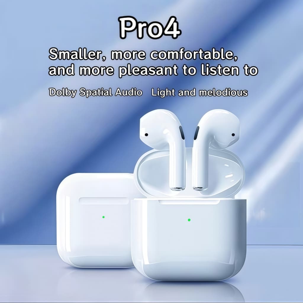 Tws Pro4 Mini In-ear MSica หูฟังไร้สายบลูทูธสําหรับ Android และ Inpods รูปที่ 1