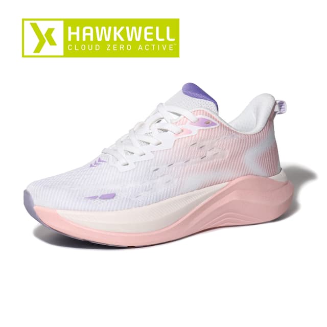Hawkwell รองเท้าผ้าใบผู้หญิง รองเท้าวิ่งผู้หญิง รองเท้าผ้าถัก ใส่สบาย น้ําหนักเบา ระบายอากาศ เดินนานไม่เมื่อย…