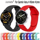 สาย สําหรับ garmin venu 4 45mm 41mm สายนาฬิกา สายนาฬิกาข้อมือซิลิโคนสําหรับ สําหรับ Garmin Venu 3 3S…