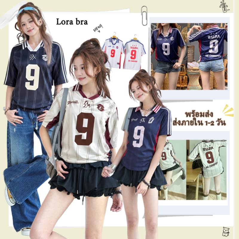 🤍ส่งไวจากไทย🤍 เสื้อโปโลคอปก แขนสั้น เสื้อกีฬาคอปกพิมพ์ลาย Oversize Unisex ผ้าไมโครนุ่มลื่น ใส่สบาย