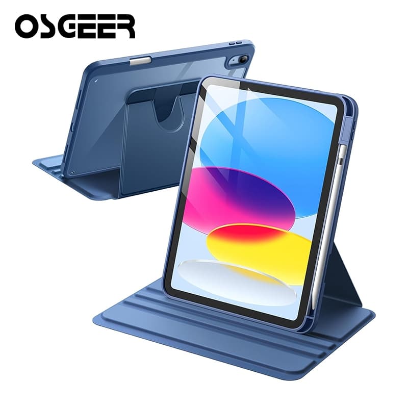 OSGEER เคสหมุนได้ 360 สําหรับ iPad Gen 12 11 10 A16 2025/2024 Air 11 M2 / M3 (2025) Pro 11 13 M4/M5 Air 4 / 5…