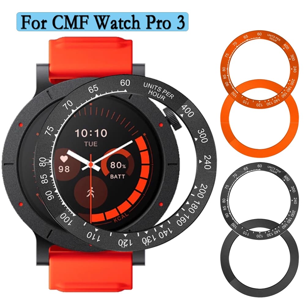 สําหรับ CMF นาฬิกา Pro 3 Hard PC BEZEL แหวนทนทาน BEZEL ป้องกันนาฬิกาแหวนพื้นผิวตกแต่งสําหรับ CMF นาฬิกา Pro 3 รูปที่ 1
