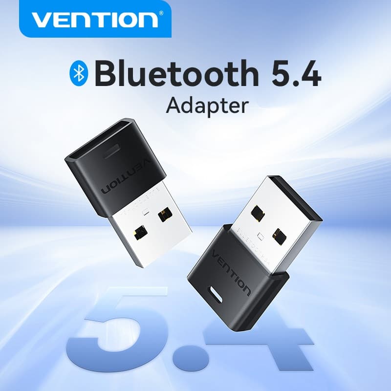 Vention Bluetooth 6.0 5.4 5.3 5.0 Receiver Wireless USB Device Dongle for PC Keyboard Mouse Earphone Switch…