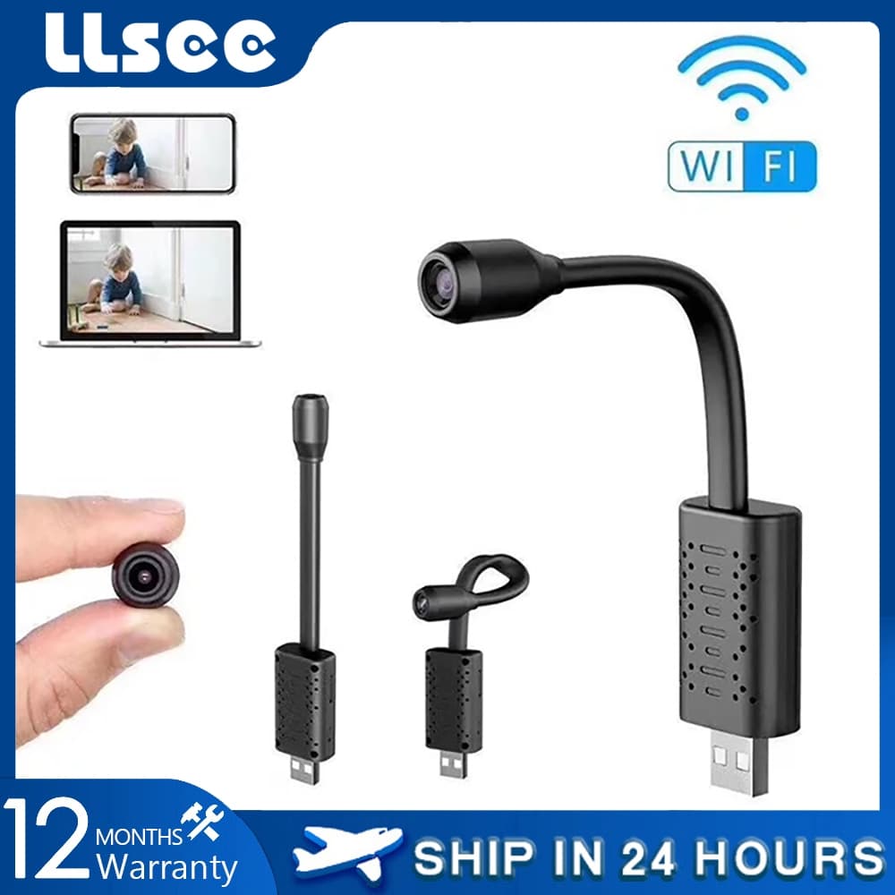LLSEE V380 pro WIFI ไร้สายมินิกล้องวงจรปิดเชื่อมต่อโทรศัพท์มือถือกล้องรักษาความปลอดภัยขนาดเล็กตรวจจับมนุษย์สอง…