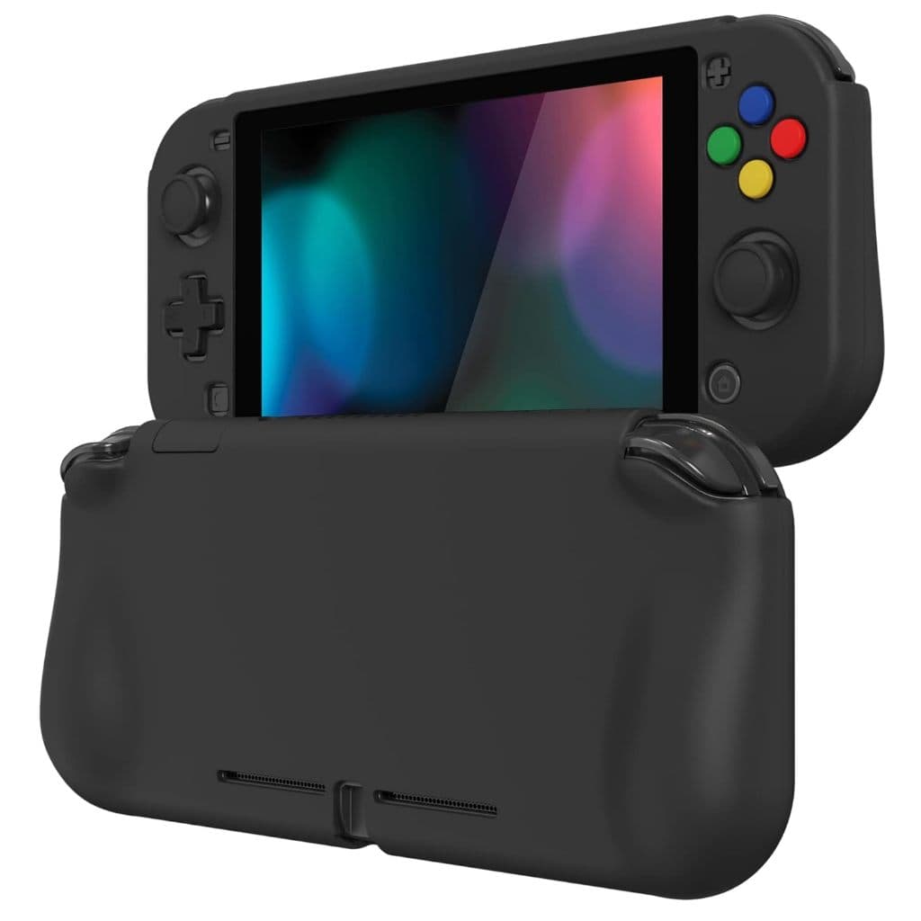 ตัวป้องกันปกแข็งสําหรับ Nintendo Switch Lite, เคสด้ามจับป้องกันพร้อมตัวป้องกันหน้าจอและด้ามจับนิ้วหัวแม่มือและ…