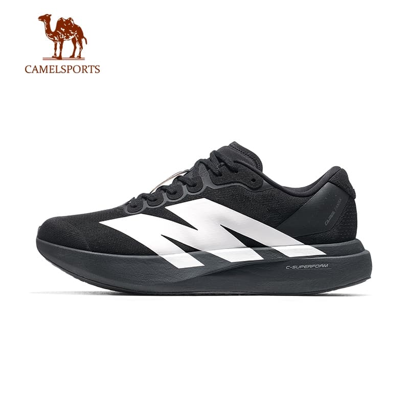 CAMEL SPORTS รองเท้าวิ่งผู้ชาย ออกแบบมาพร้อมแผ่นคาร์บอนหนาและเทคโนโลยีระบายอากาศ สําหรับการวิ่งกลางแจ้ง