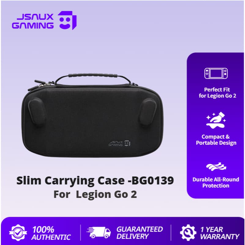 JSAUX Slim Carrying Case สําหรับ Legion Go 2 กระเป๋าเก็บของแบบพกพาสําหรับ Legion Go 2…