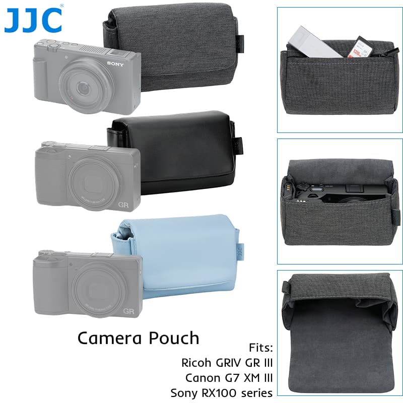 JJC กระเป๋ากล้องกระเป๋าปิดแม่เหล็กสําหรับ Ricoh GR IV GRIV GRIII GRIIIx GR4 GR3 GR3x HDF Canon G7XM3 G7X Mark…