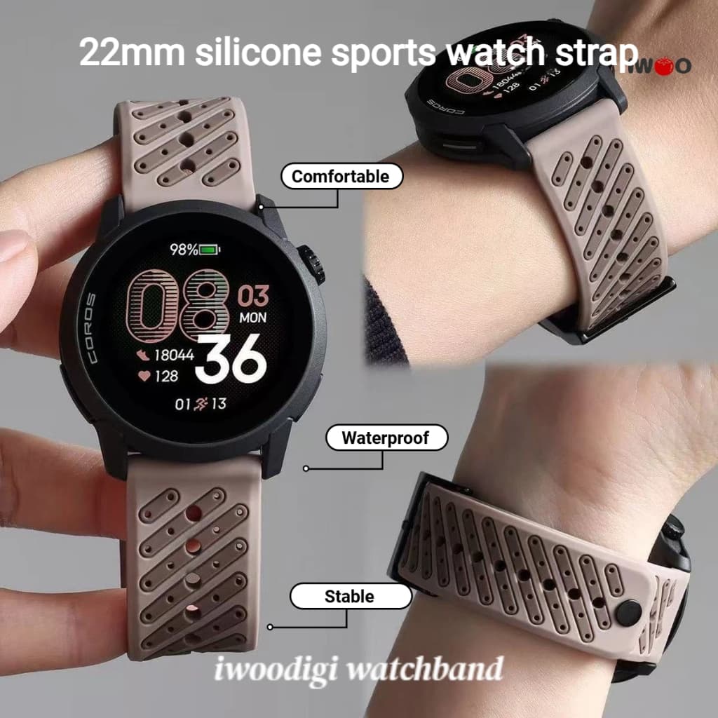 22 มม.สายรัดซิลิโคนสําหรับนาฬิกา Huawei GT7/pro/GT6/GT5/GT4/GT3/Runner/Ultimate/นาฬิกา 5/4 46 มม.สายคล้องคอ…
