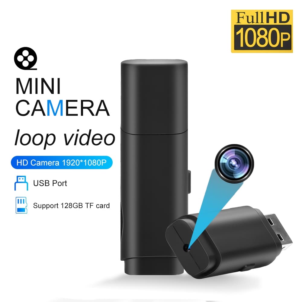USB แบบพกพากล้อง 1080P HD Video Voice Recorder แบบพกพาบันทึกปากกากล้องวิดีโอ DV DVR กล้องการประชุม Mini