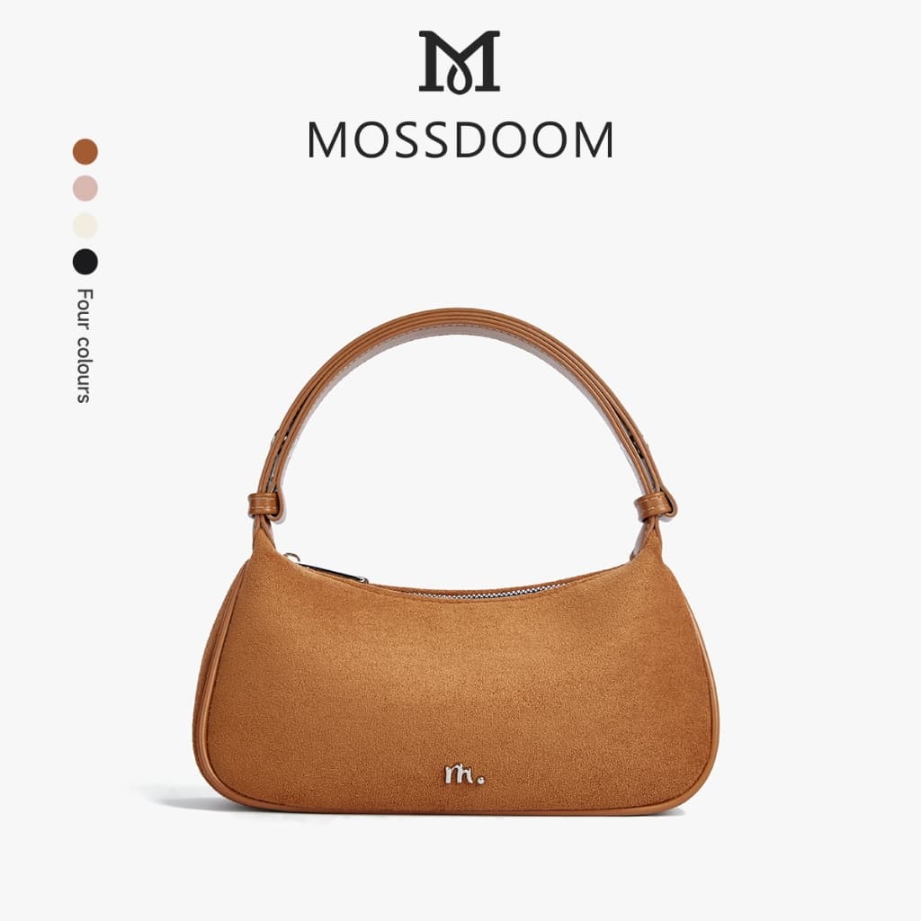 MOSSDOOM Douce Bag กระเป๋าถือผู้หญิง กระเป๋าดีไซน์เรียบหรูสไตล์มินิมอล ขนาดกะทัดรัด ให้ลุคสุภาพและดูแพง