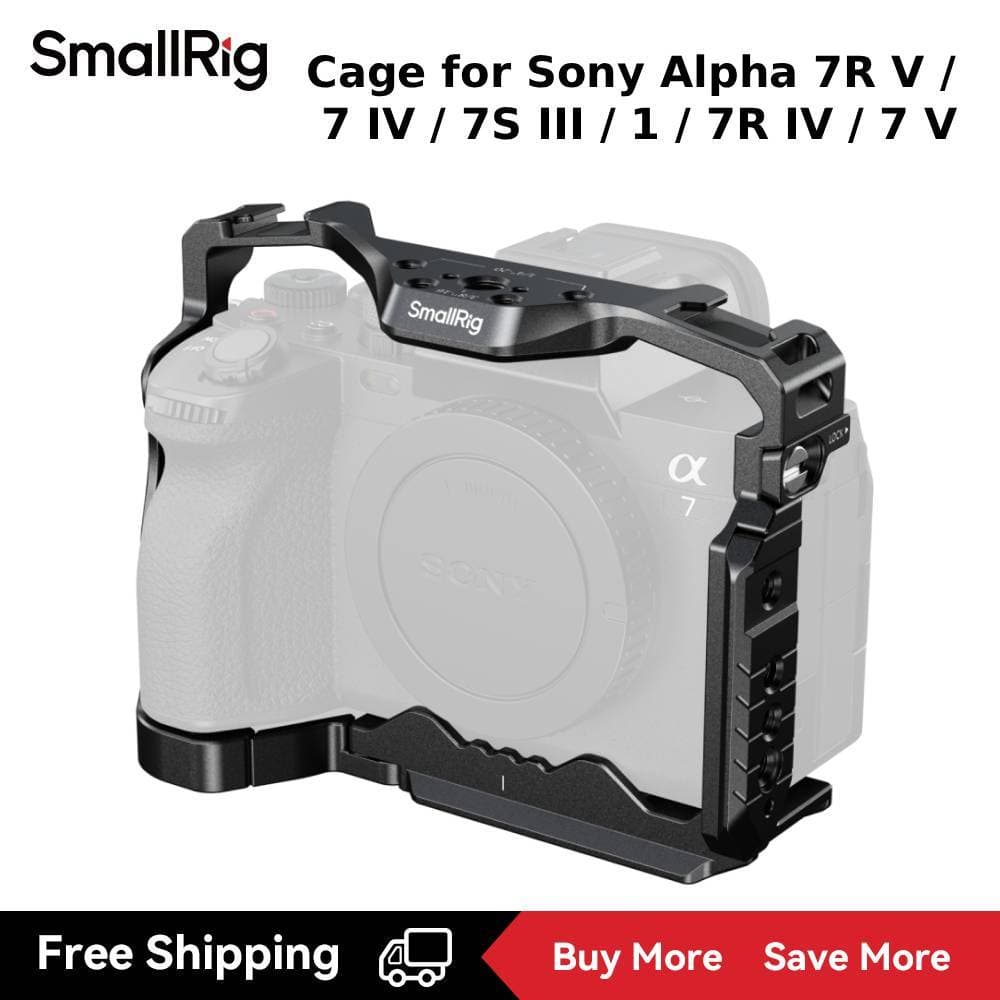 SmallRig HawkLock Quick Release Full Cage สําหรับ Sony 7R V/Alpha 7 IV/Alpha 7S III/Alpha 1 / 7R IV/ 7 V-3667C