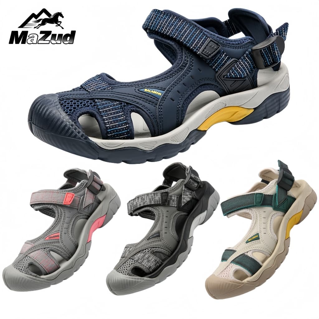 MaZud เป่าโถว รองเท้าแตะน้ําหนักเบา กันลื่นพื้นตีนตุ๊กแก เหมาะสําหรับเดินป่าและปีนเขา…