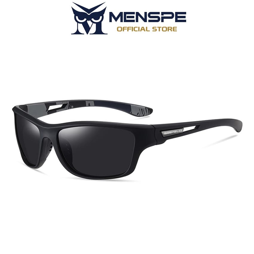 MENSPE แว่นกันแดดโพลาไรซ์ผู้ชายแว่นกันแดดแว่นตากีฬากลางแจ้ง UV400 กันแดดการมองเห็นสะอาดน้ําหนักเบา