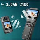 สําหรับ SJCAM C400 Pro/C400 ตัวป้องกันหน้าจอ HD ฟิล์มป้องกันโปร่งใสเลนส์ป้องกันรอยขีดข่วนและป้องกันลายนิ้วมือเ…