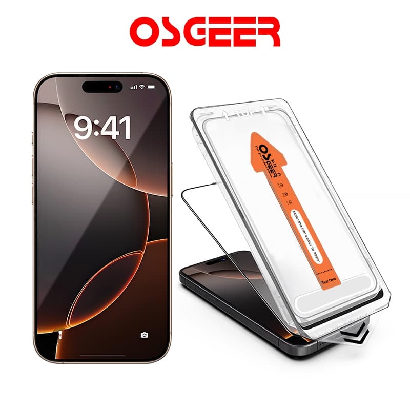 OSGEERตัวป้องกันหน้าจอความเป็นส่วนตัวสําหรับ iPhone18 pro max 17 16 15 14 13 12 11, การกําจัดฝุ่นอัตโนมัติ,…