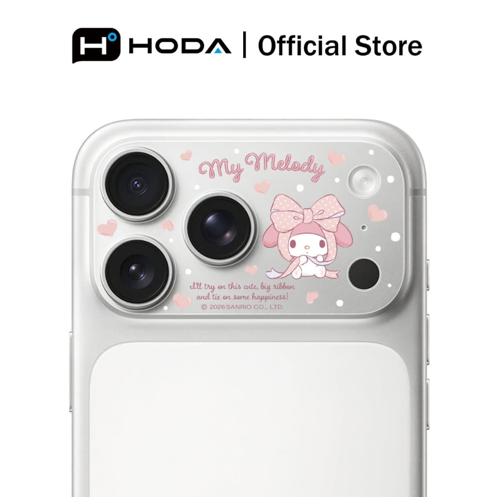 SANRIO HODA iPhone 18 Pro / 17 Pro Max | สติ๊กเกอร์ฐานเลนส์รุ่นเต็มซานริโอ