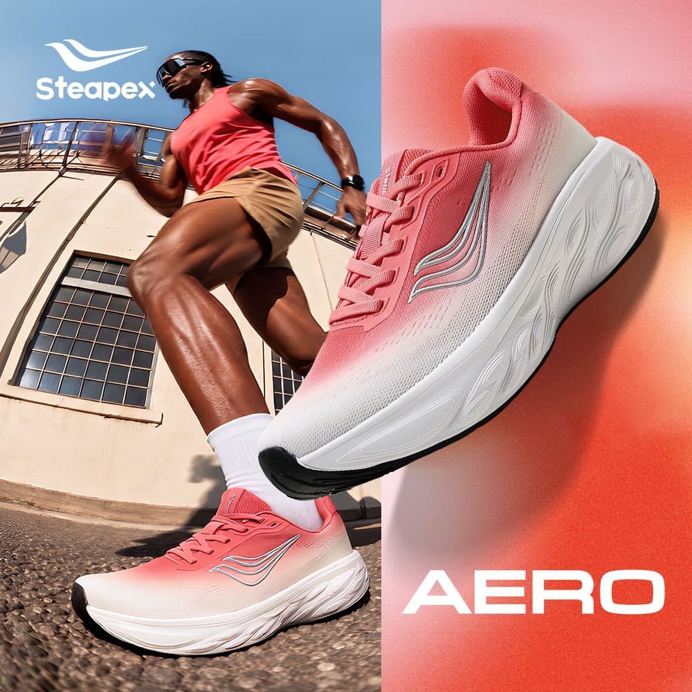 Steapex AERO คุณสมบัติของพื้นรองเท้ากลางเบาะขนาด 40 มม. แบบนุ่มระบายอากาศได้ 3…