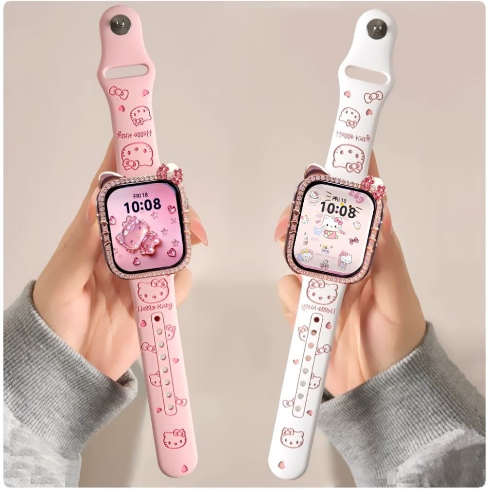 Carved Cat Strap Case For Huawei Watch Fit 5 สาย Soft สาย Huawei Watch Fit 5 pro Strap สาย Huawei Watch Fit 4…