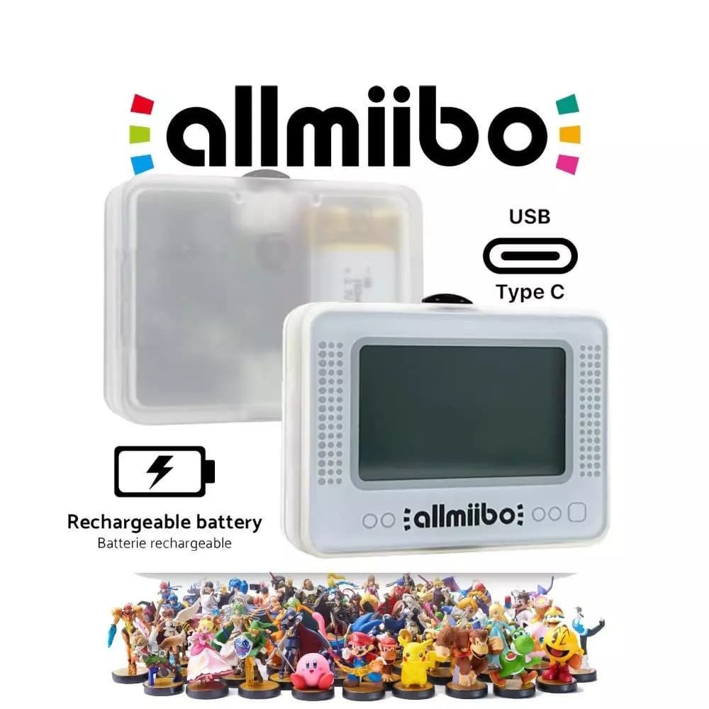Allmiibo NFC Bluetooth Simulator รองรับ Nintendo Switch รองรับการทํางานของตัวละครเต็มรูปแบบ เครื่องจําลองเกม…