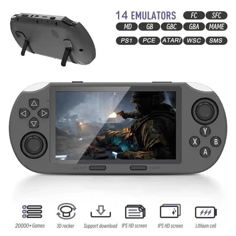 SF3000 คอนโซลเกมมือถือ 15 ซม.HD หน้าจอขนาดใหญ่อาเขต GBA จอยสติ๊กคู่เปิดเกมคอนโซล Retro Nostalgic…