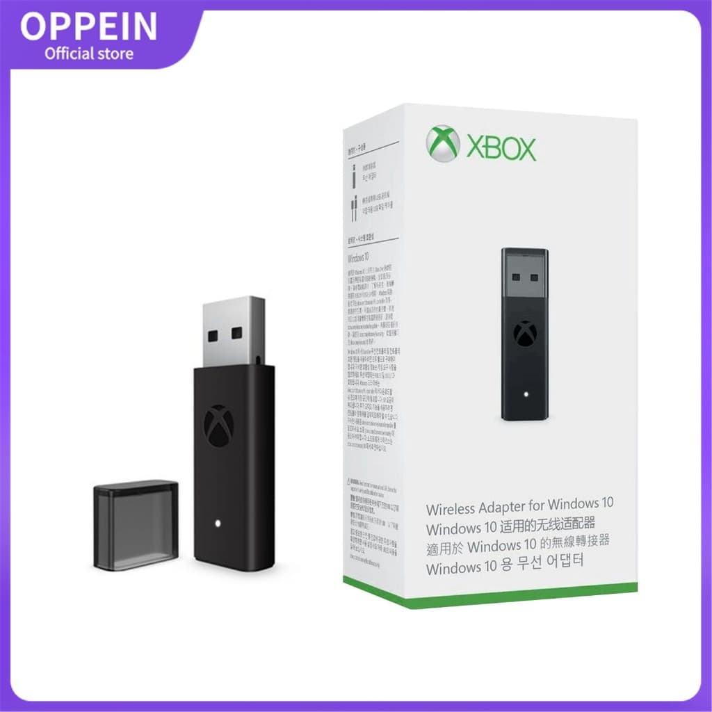 ของแท้ อะแดปเตอร์ควบคุมไร้สาย Microsoft Xbox Wireless Adapter สําหรับคอมพิวเตอร์ Windows 10