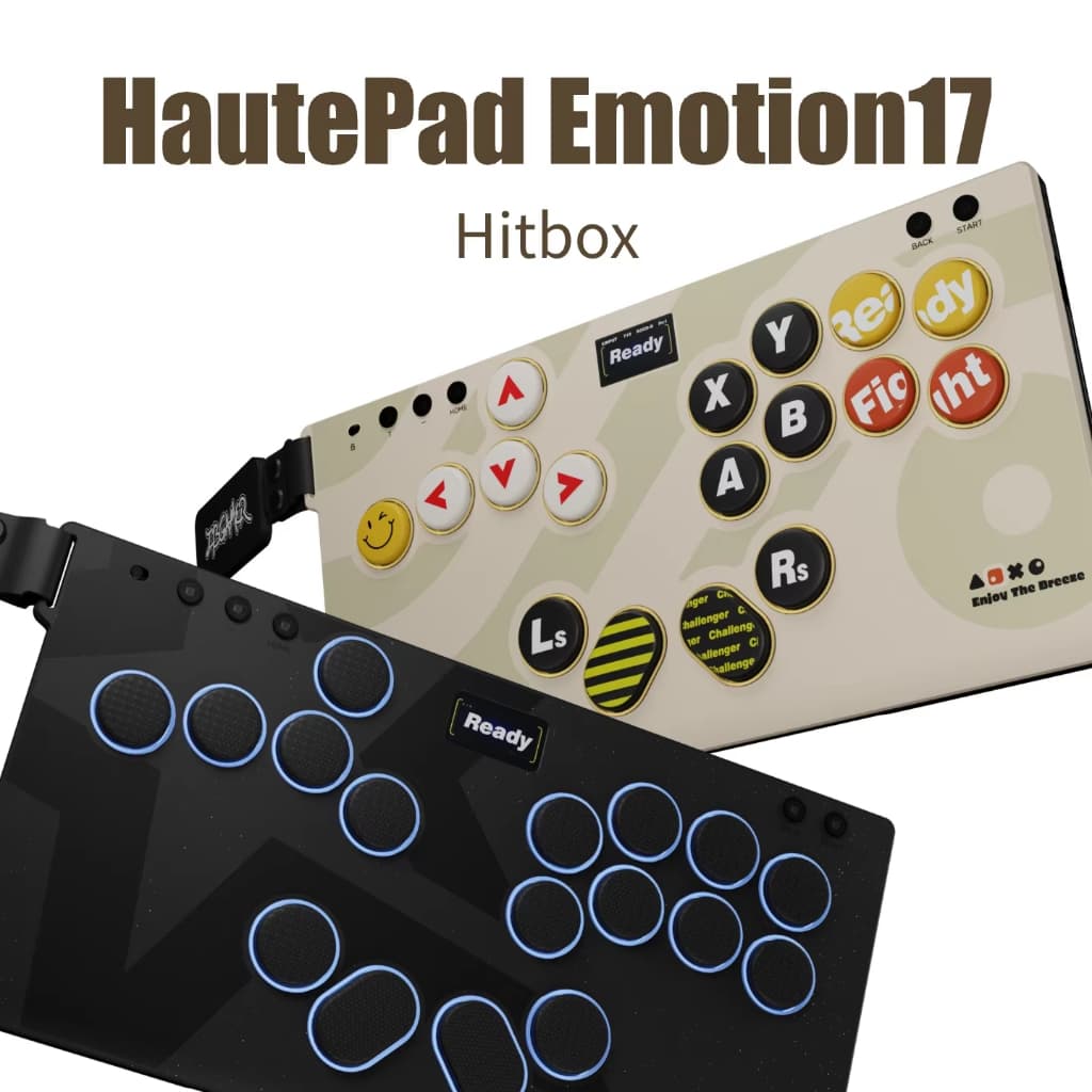 Haute42 TBGamer HautePad Emotion III-17 Hitbox Leverless Controller เกมต่อสู้คีย์บอร์ดอาเขตสําหรับ…