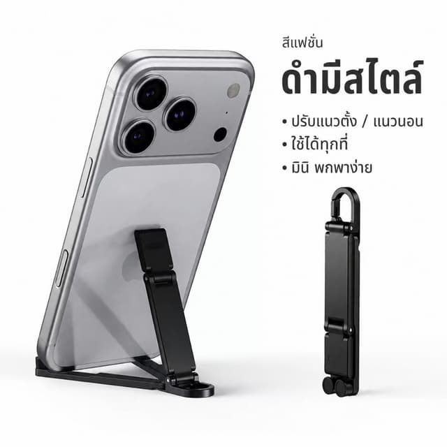 โลหะผสมเดสก์ท็อปแบบพกพา Lazy Stand มัลติฟังก์ชั่นพวงกุญแจขาตั้งโทรศัพท์ขาตั้งกล้องสําหรับการใช้งานกลางแจ้ง