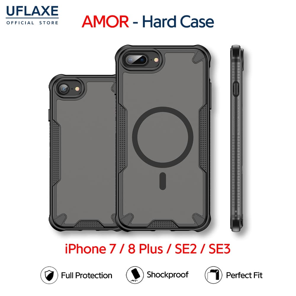 UFLAXE AMOR - เคส Apple iPhone 7 / 8 Plus / iPhone SE2 / SE3 - เคสแข็งกันกระแทกด้าน…