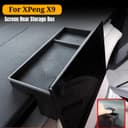 สําหรับ Xpeng X9 2025 2026 คอนโซลกลางหน้าจอด้านหลังกล่องเก็บแดชบอร์ดด้านหลังออแกไนเซอร์ถาดที่เท้าแขนที่วางโทรศ…