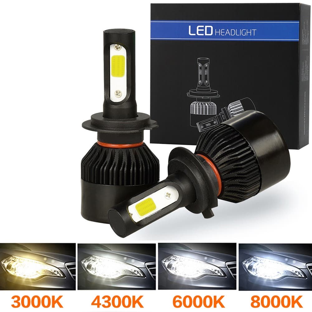 โคมไฟตัดหมอก LED 10000LM H4 H1 H7 H8 H9 H11 H16 9005 HB3 9006 HB4 4300K 6000K 8000K สําหรับรถยนต์…