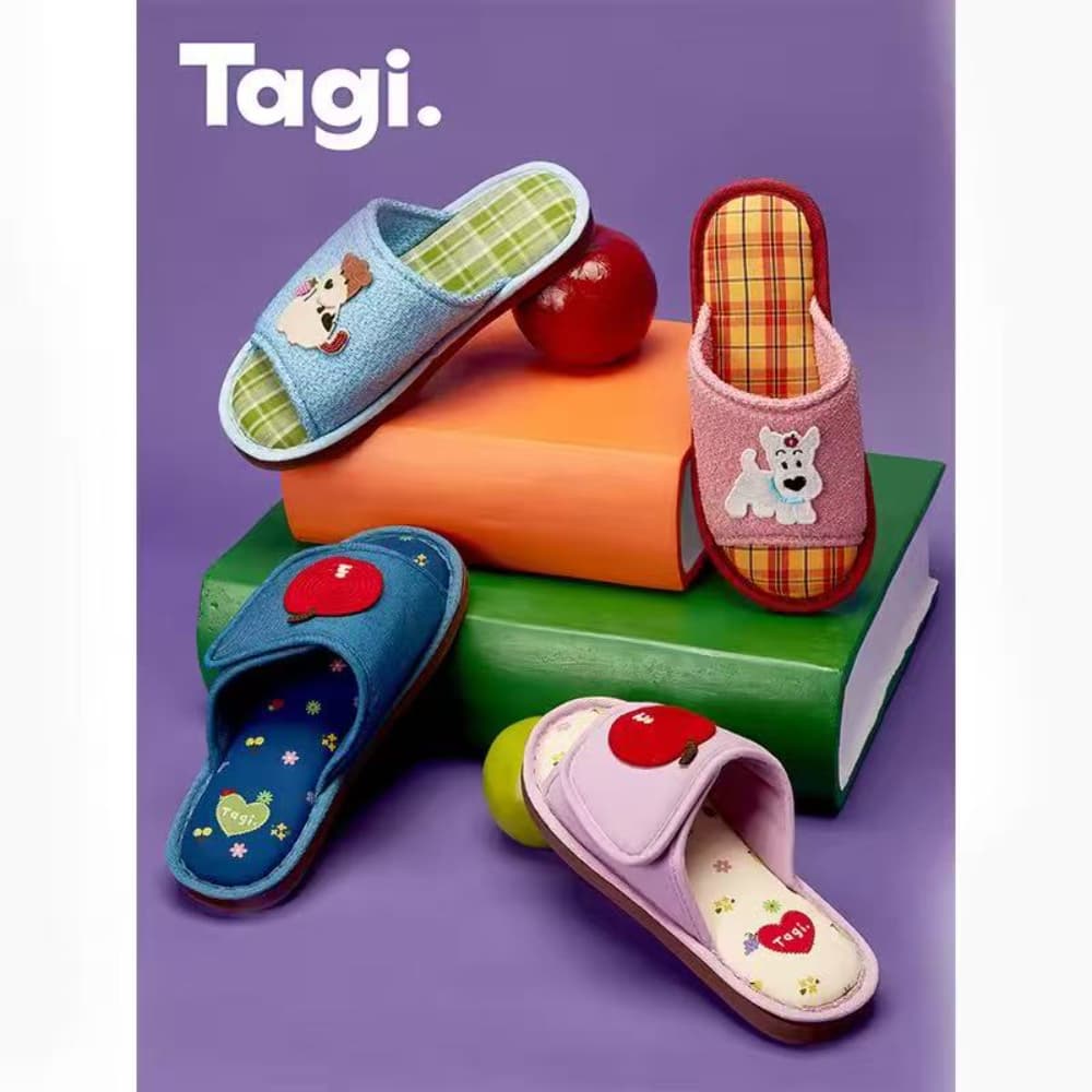 Tagi. Soft Home Slippers Home Indoor Breathable Comfortable รองเท้าแตะใส่ในบ้านแบบนุ่ม
