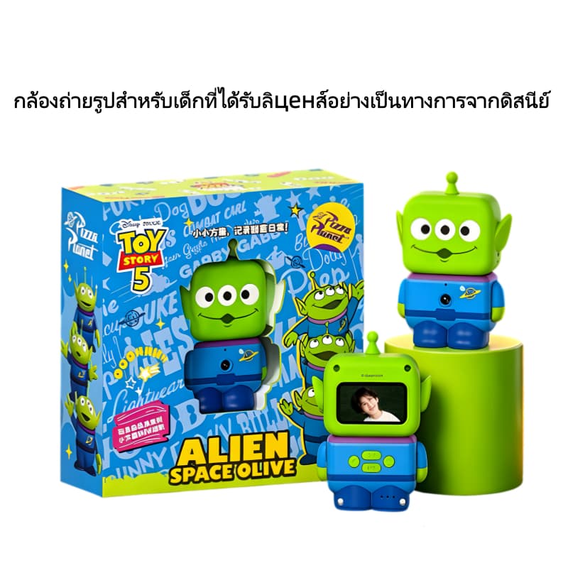 กล้องถ่ายรูปสําหรับเด็กจากเรื่อง Toy Story ของแท้ บันทึกวิดีโอความละเอียดสูง…