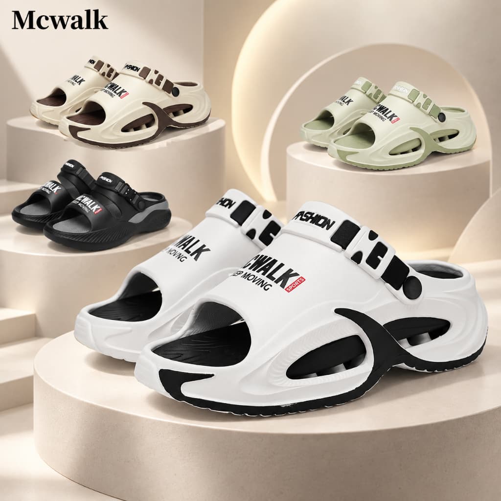 MCWALK รองเท้าแตะ EVA นุ่มสบาย รองอุ้งเท้า กันลื่น น้ําหนักเบา ใส่ได้ทุกวัน Unisex