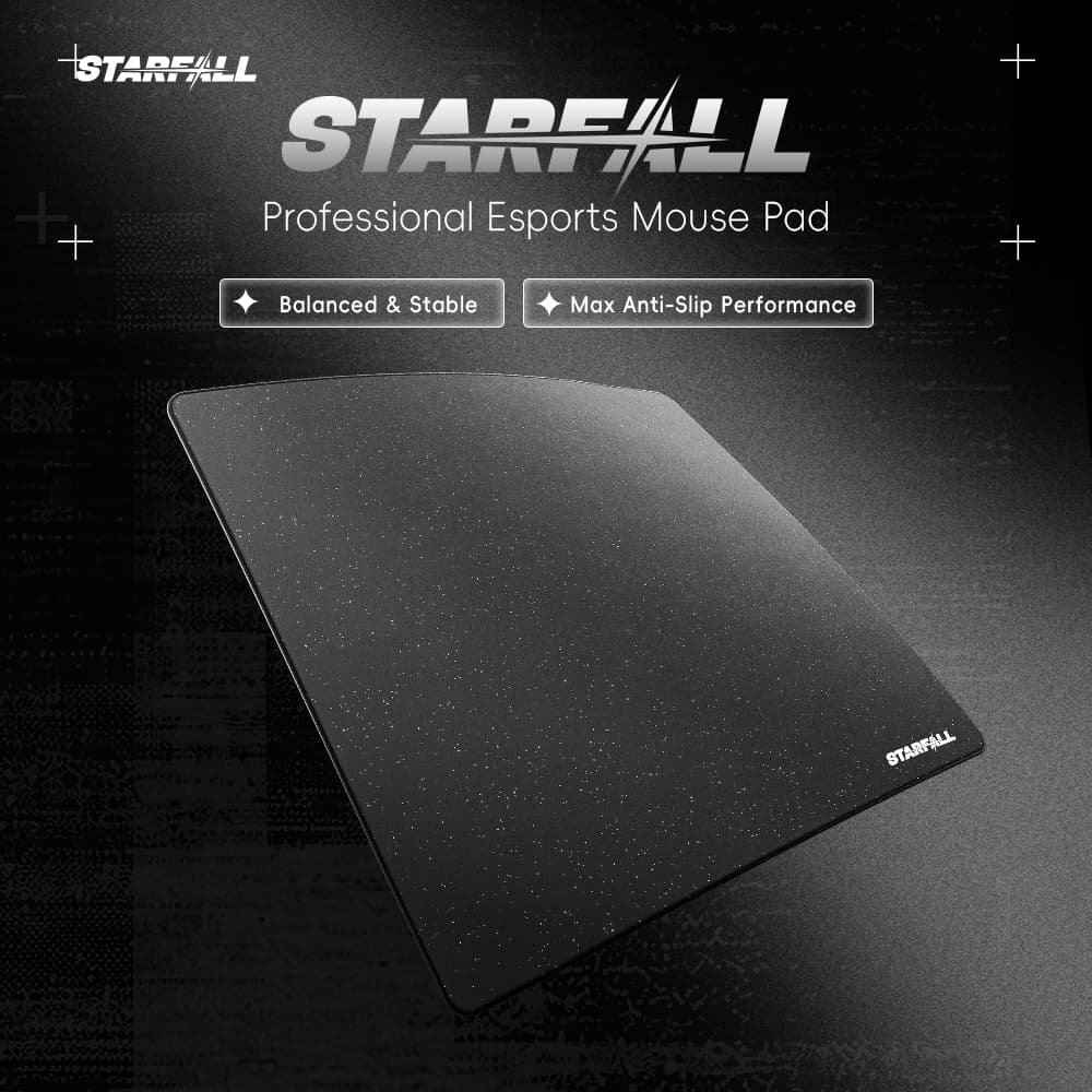 TITANNATION Starfall แผ่นรองเมาส์เกมมิ่ง 490x420 มม. ฐานโฟมโพลีเมอร์ Speed & Control