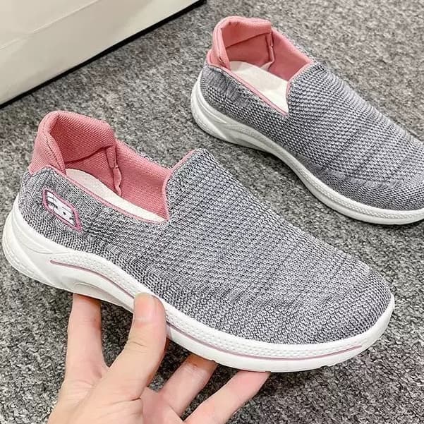 ผู้หญิงตาข่ายระบายอากาศรองเท้าวิ่งรองเท้าลําลองดูดซับแรงกระแทก size36-40
