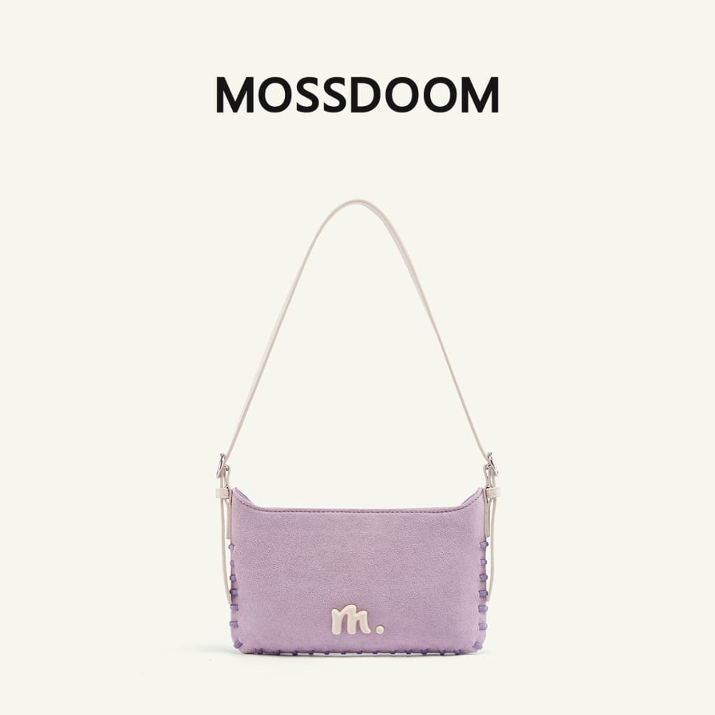 MOSSDOOM Aveeda Bag กระเป๋าสะพายแฟชั่นสีสันสดใส ดีไซน์น่ารัก แมตช์ง่ายได้หลายสไตล์ ด้วยหนังกลับและผ้ายีนส์