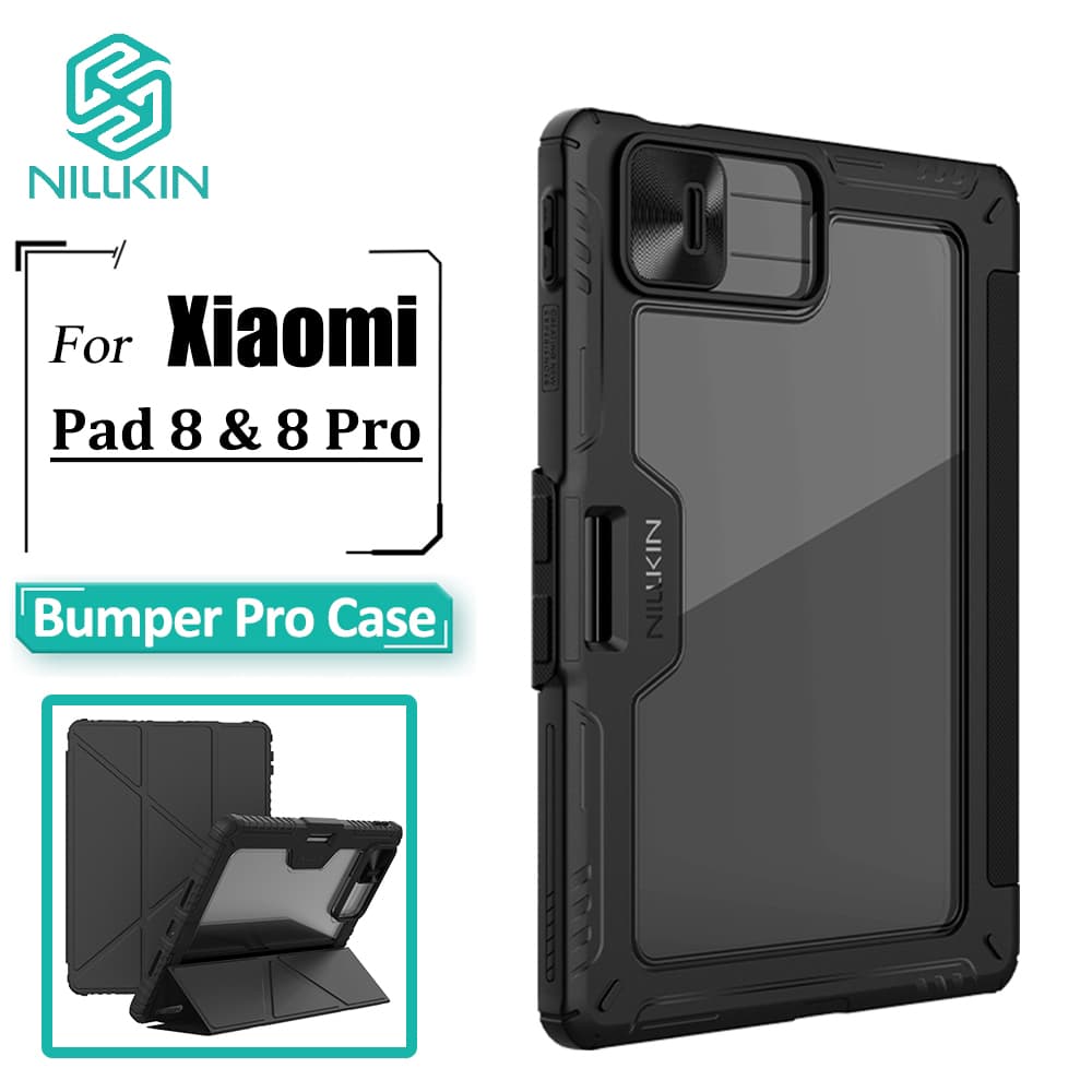 เคส NILLKIN สําหรับ Xiaomi Pad 8 Pro / Pad 8 ขาตั้งหลายมุมฝาครอบกล้องเลื่อนกันกระแทก Hard PC Back Shell