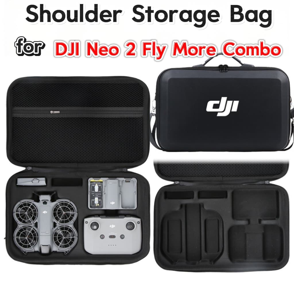 กระเป๋าสะพายไหล่สําหรับชุดครบชุด DJI NEO2 กันกระแทก ทนทาน กันน้ํากระเซ็น